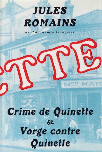 Crime de Quinette. Vorge contre Quinette