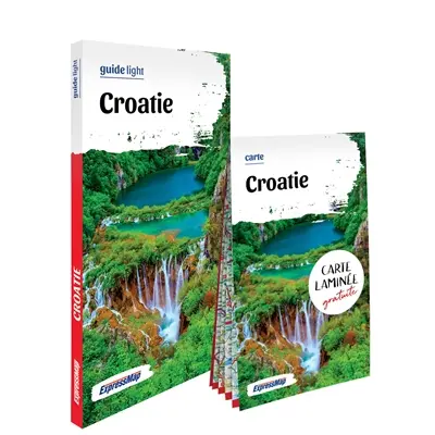 Croatie : guide et carte laminée