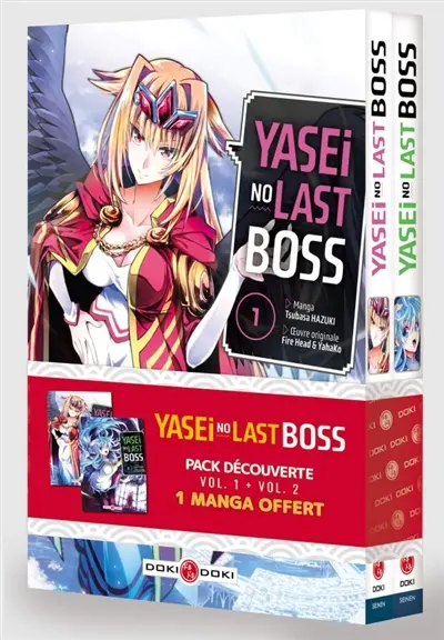 Yasei no last boss : pack découverte vol. 1 + vol. 2, 1 manga offert