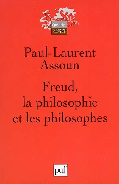Freud, la philosophie et les philosophes