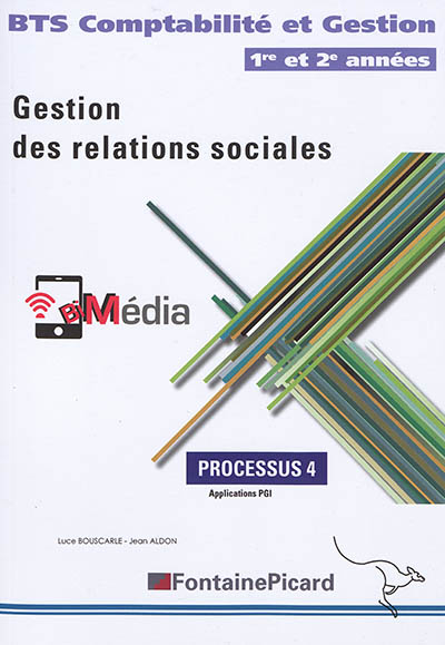 Gestion des relations sociales : BTS comptabilité et gestion 1re et 2e années : processus 4, applications PGI