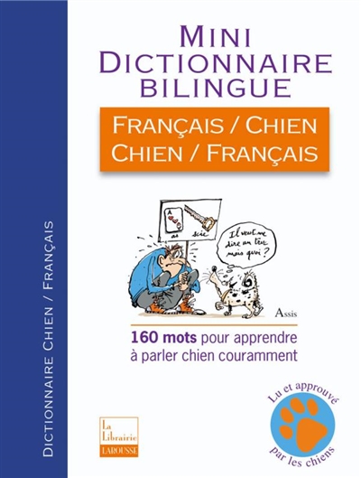 Mini-dictionnaire bilingue français-chien, chien-français