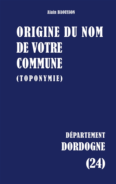 Origine du nom de votre...