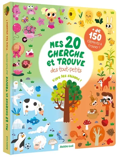 Mes 20 cherche et trouve des tout-petits : vive les saisons !