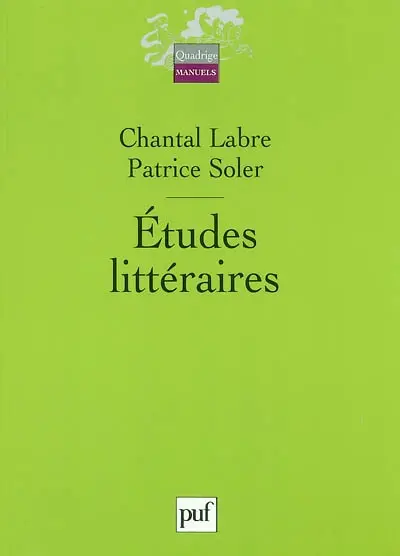 Etudes littéraires