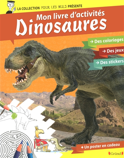 Dinosaures : mon livre d'activités