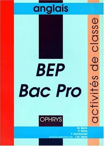 Anglais, BEP, Bac pro : activités de classe