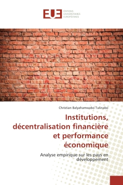 Institutions,...