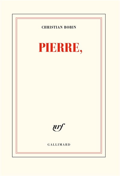Pierre, - Christian Bobin