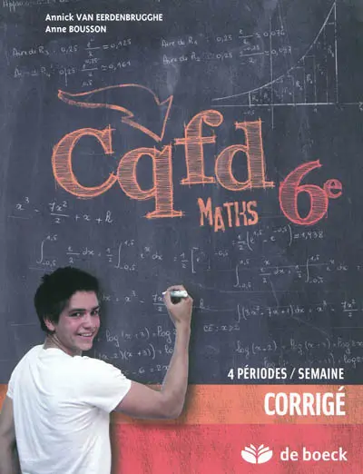 CQFD maths 6e : corrigé : 4 périodes par semaine
