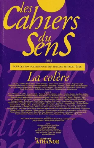 Cahiers du sens (Les), n° 23. La colère