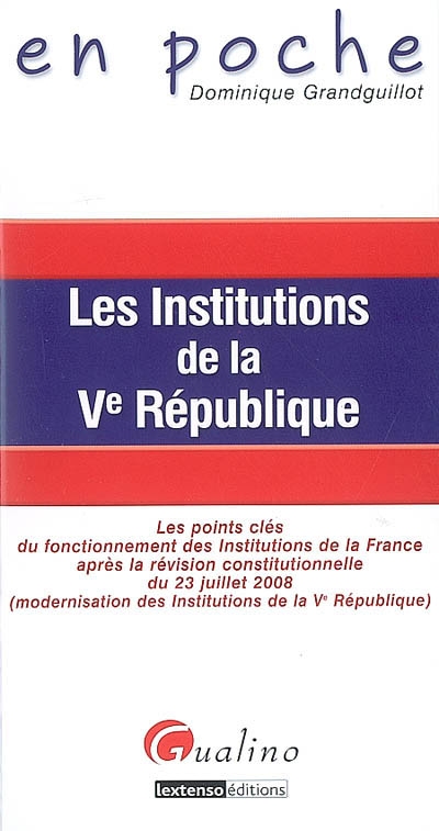 Les institutions de la Ve...