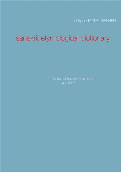 Sanskrit etymological dictionary