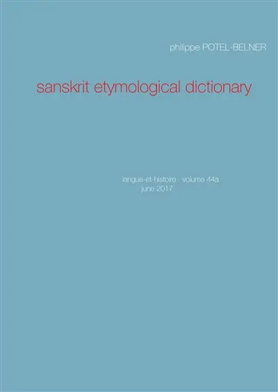 Sanskrit etymological dictionary