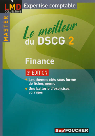 Le meilleur du DSCG 2 : finance : master