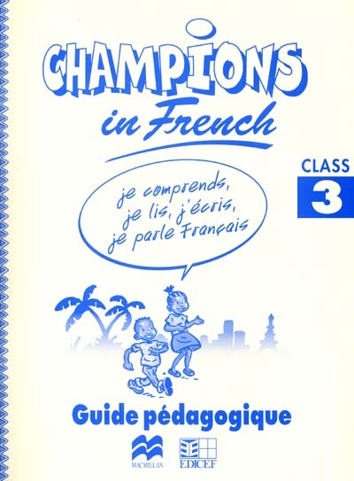 Guide pédagogique, class 3