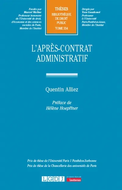 L'après-contrat administratif