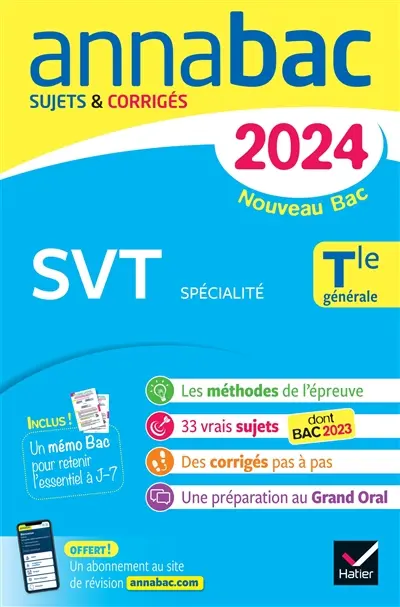 SVT spécialité terminale générale : nouveau bac 2024