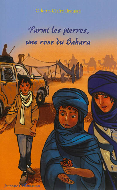 Parmi les pierres, une rose du Sahara