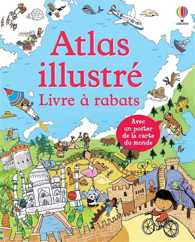 Atlas illustré : livre à rabats