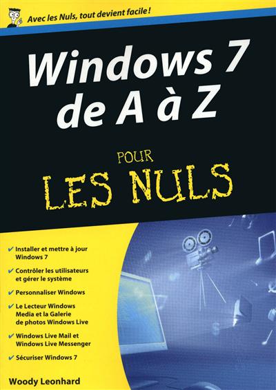 Windows 7 de A à Z pour les nuls
