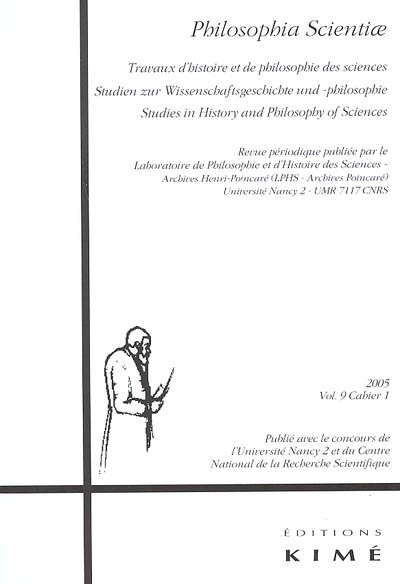 Philosophia scientiae, n° 9-1