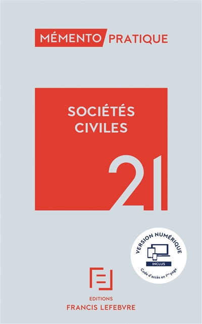 Sociétés civiles 2021