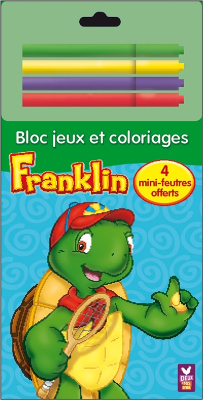 Franklin : bloc jeux et coloriages