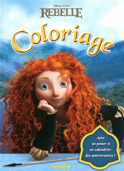 Rebelle : coloriage
