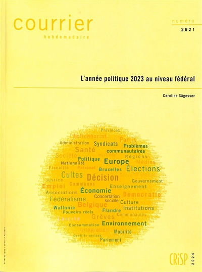 Courrier hebdomadaire, n° 2621. L'année politique 2023 au niveau fédéral