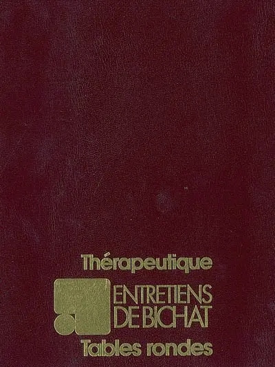 Thérapeutique , tables rondes 2003