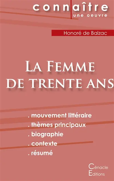 Fiche de lecture La Femme de trente ans de Balzac (Analyse littéraire de référence et résumé complet)