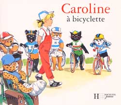 Caroline à bicyclette