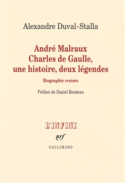 André Malraux, Charles de Gaulle, une histoire, deux légendes : biographie croisée