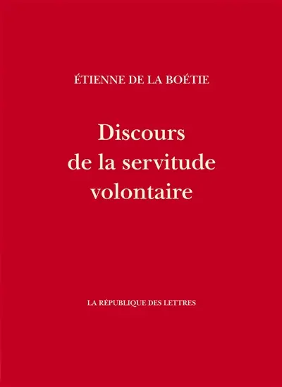 Discours de la servitude volontaire