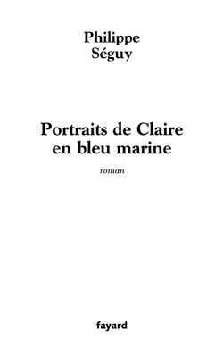 Portrait de Claire en bleu marine