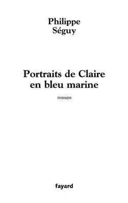 Portrait de Claire en bleu marine