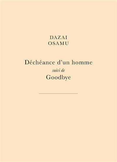 Déchéance d'un homme. Goodbye