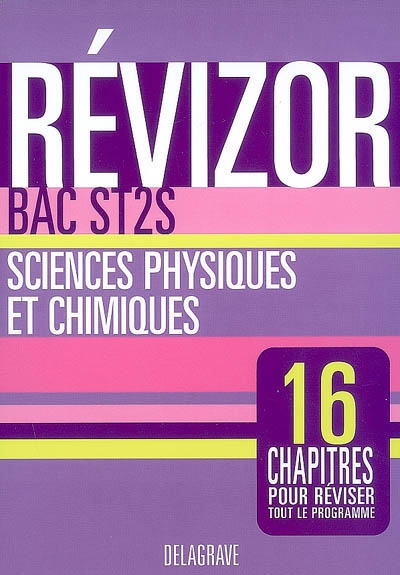 Sciences physiques et chimiques, bac ST2S