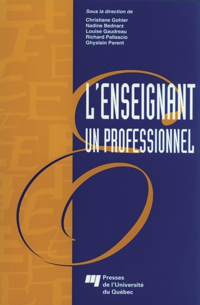 L'enseignant : un professionnel