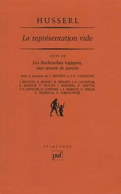 Les recherches logiques de Husserl : une oeuvre de percée
