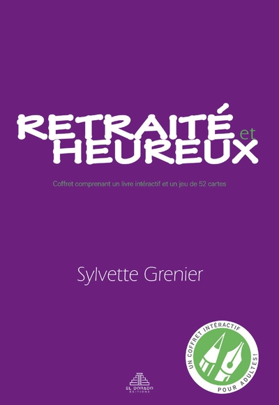 Retraité et heureux : ce coffret est composé d'un livre et d'un jeu de 52 cartes