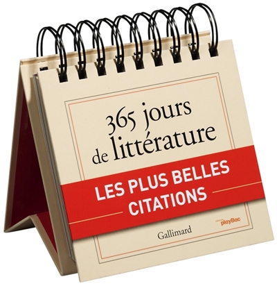 Gallimard 365 Jours De Litterature Les Plus Belles Citations Librairie Mollat Bordeaux