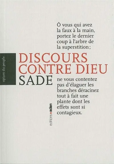Discours contre Dieu