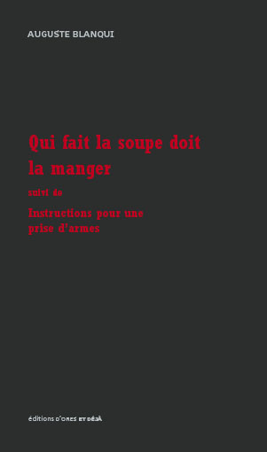 Qui fait la soupe doit la...