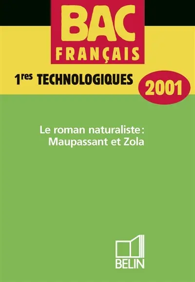 Bac français, 1res technologiques : 2001