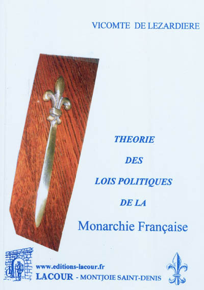 Théorie des lois politiques de la monarchie française. Vol. 2