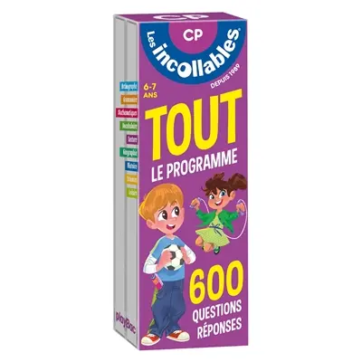 Les incollables : tout le programme CP : 600 questions réponses, 6-7 ans