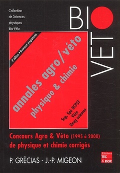 Annales agro-véto physique-chimie 1995-2000