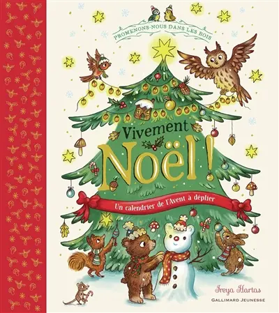 Vivement Noël ! : un calendrier de l'Avent à déplier